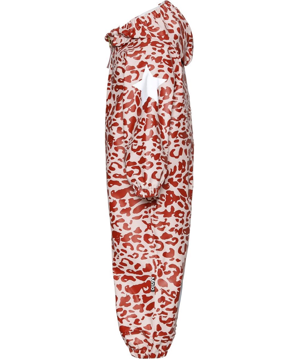 Wake - Leo Red - Rot und rosa Leoparden-Regenanzug