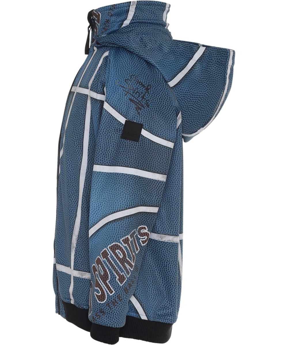 Cloudy - Blue Basket - Blue waterproof softshell basket jacket