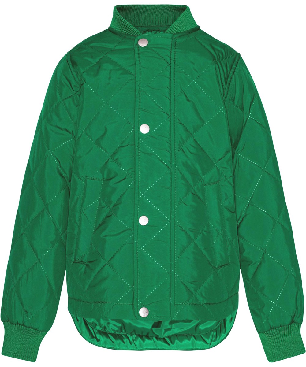 Hallow - Vivid Green - Green thermal jacket in recycled polyester