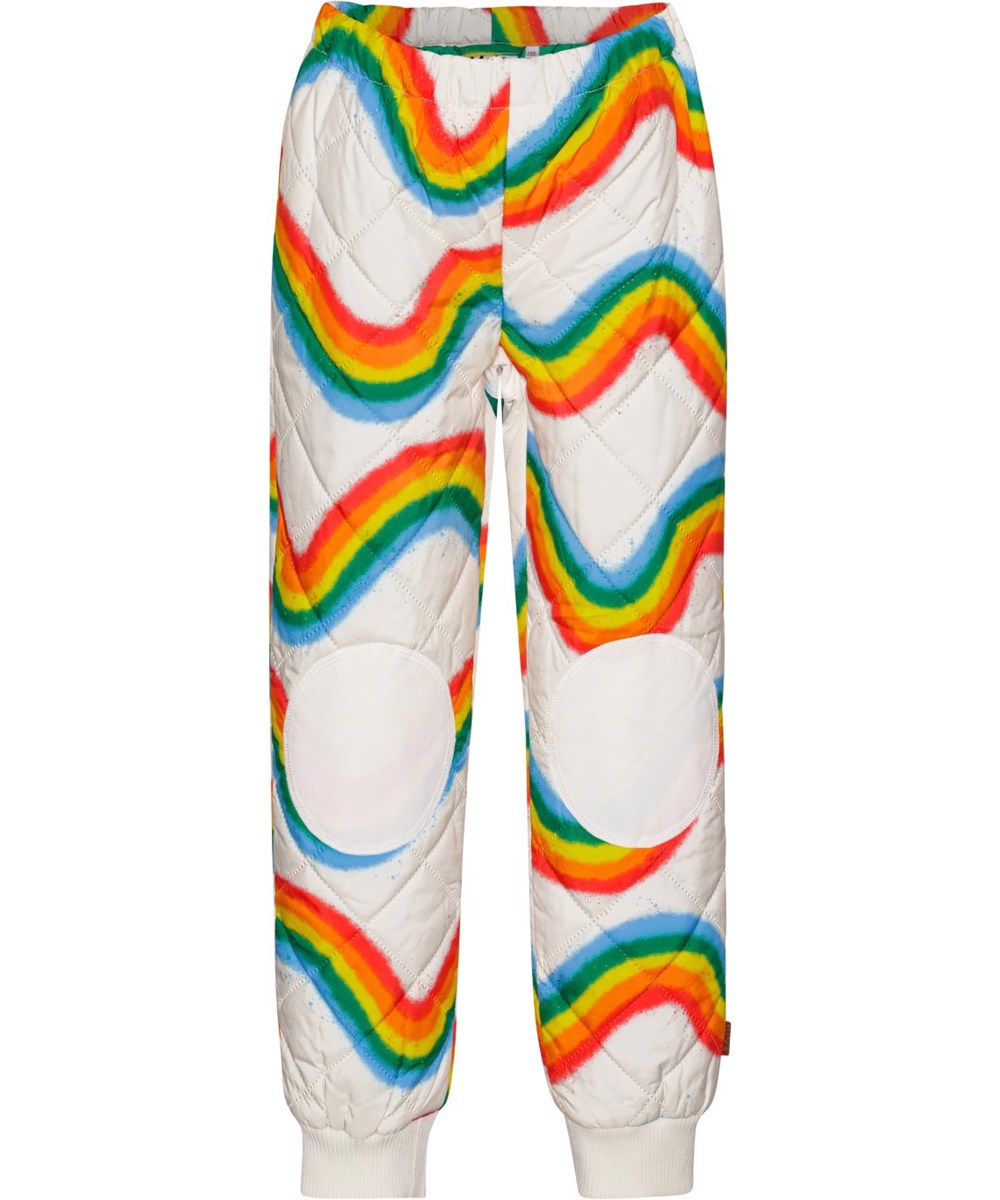 Harlan - Rainbow Big - Thermal trousers in recycled polyester with rainbow print