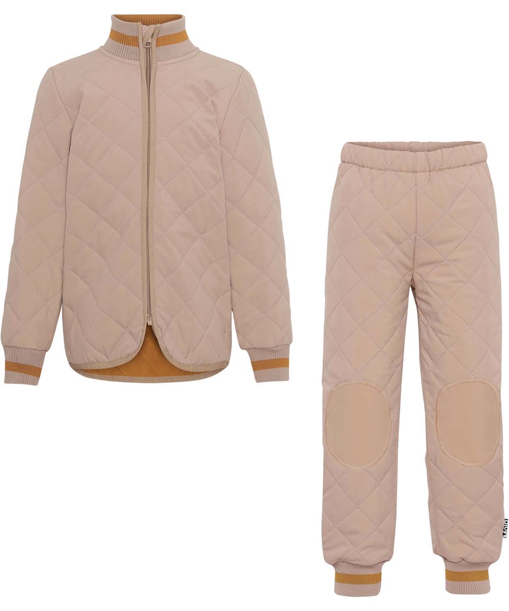 Hatton - Nougat - Thermal set in taupe