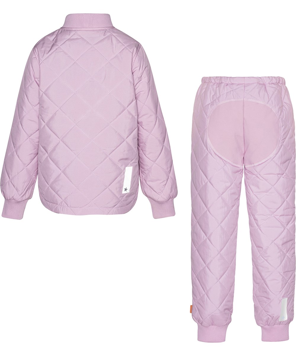 Hawkins - Alpine Glow - Purple thermal set in polyester