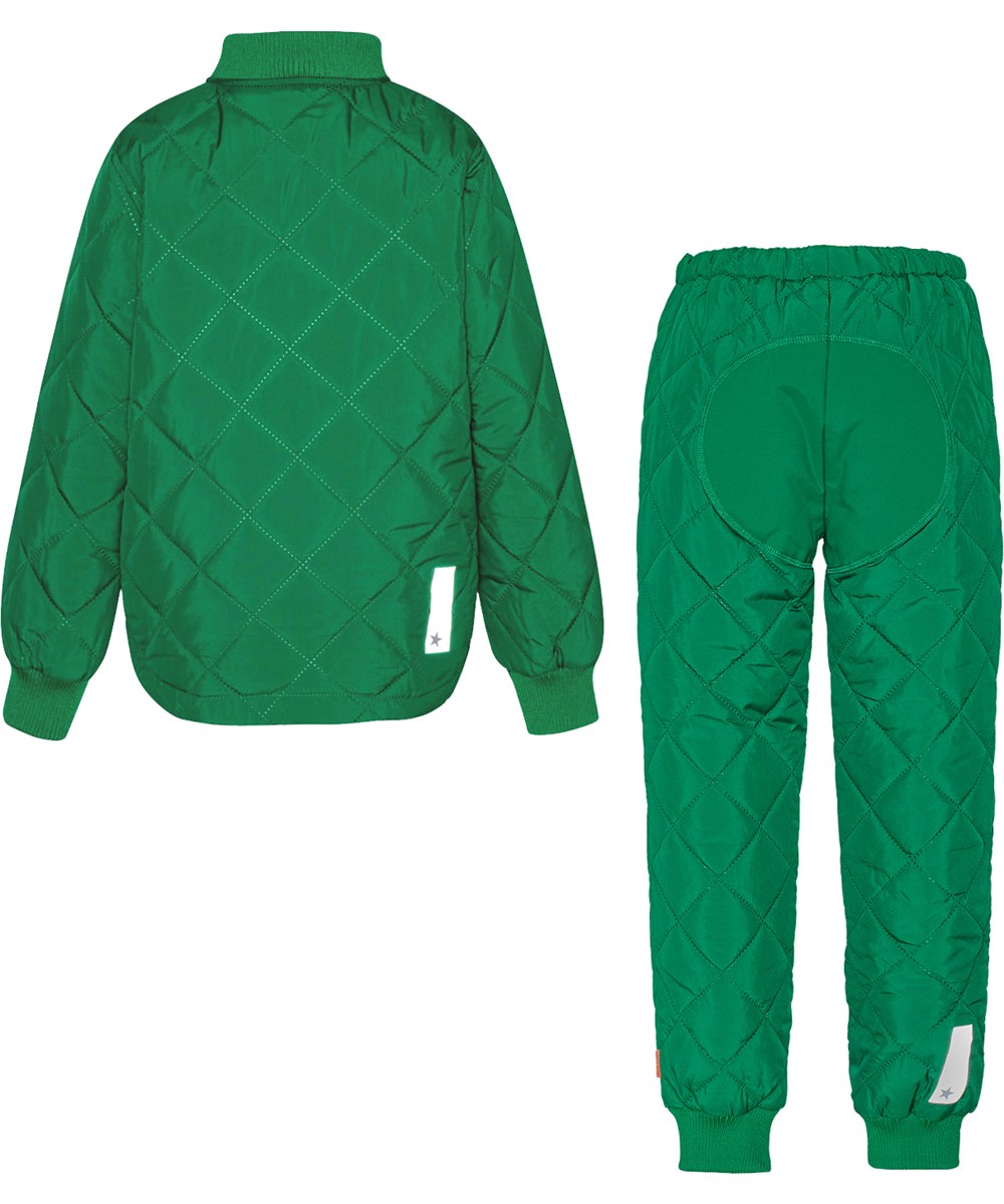 Hawkins - Vivid Green - Green thermal set in polyester
