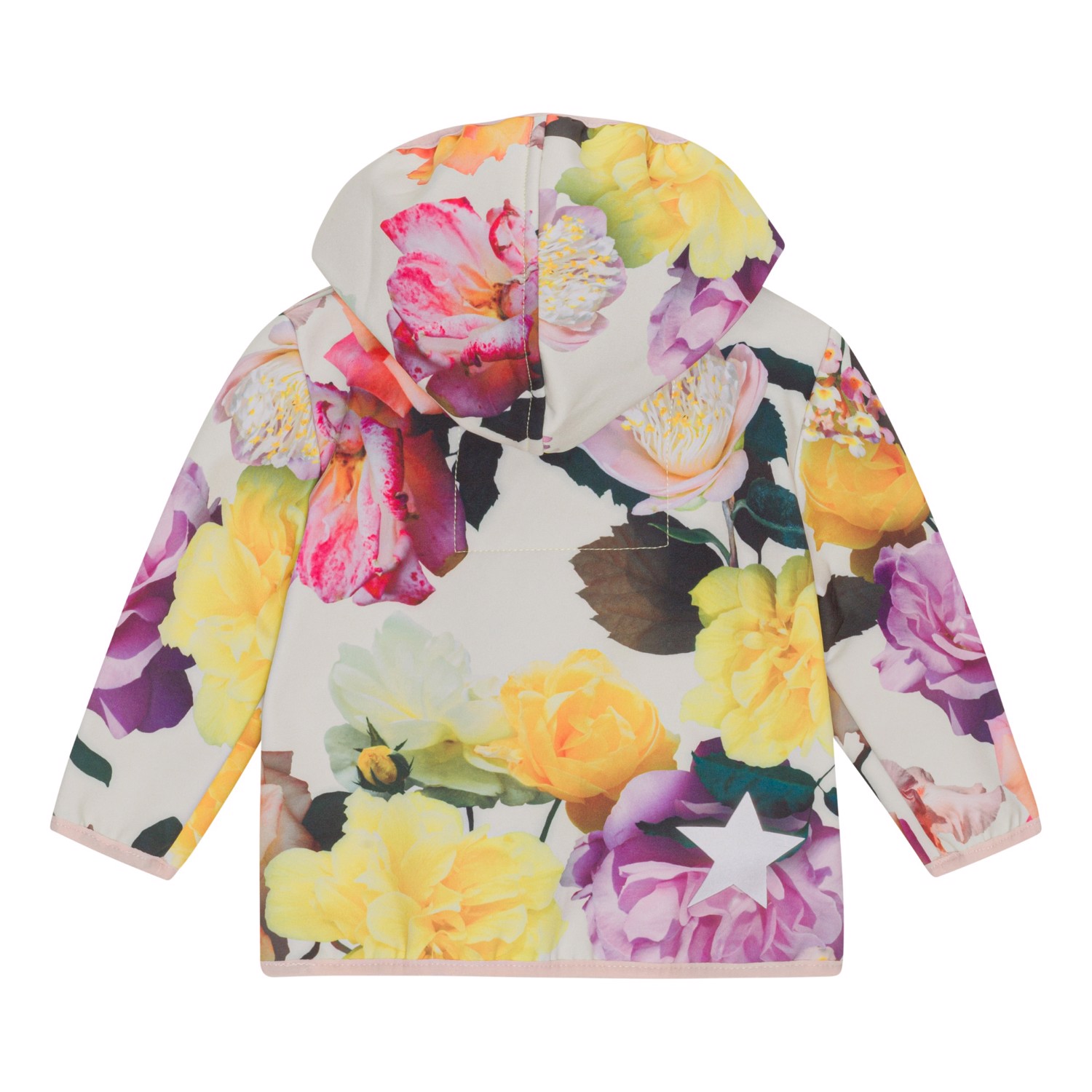 Hide - Rose Park Yellow - Baby softshell jacket in grey with