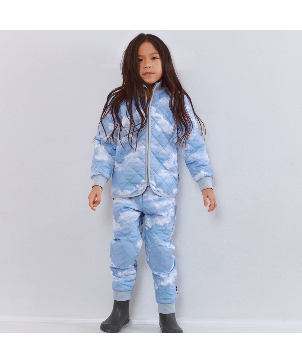 Husky - Cloudy Day - Thermal jacket in sky print