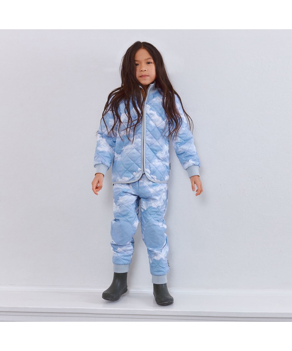 Husky - Cloudy Day - Thermal jacket in sky print
