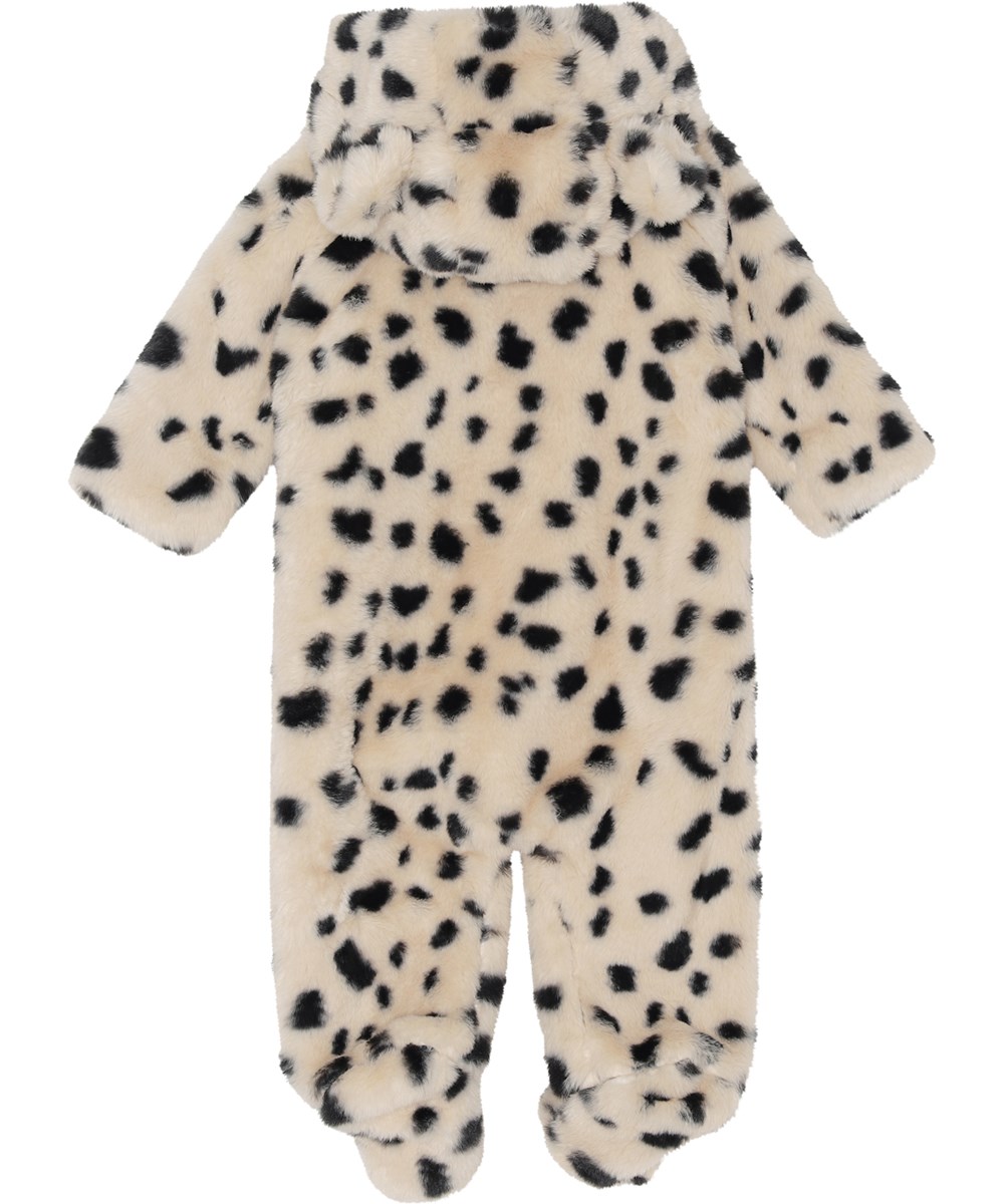 Umba - Wild Dot - Faux fur suit with black spots 