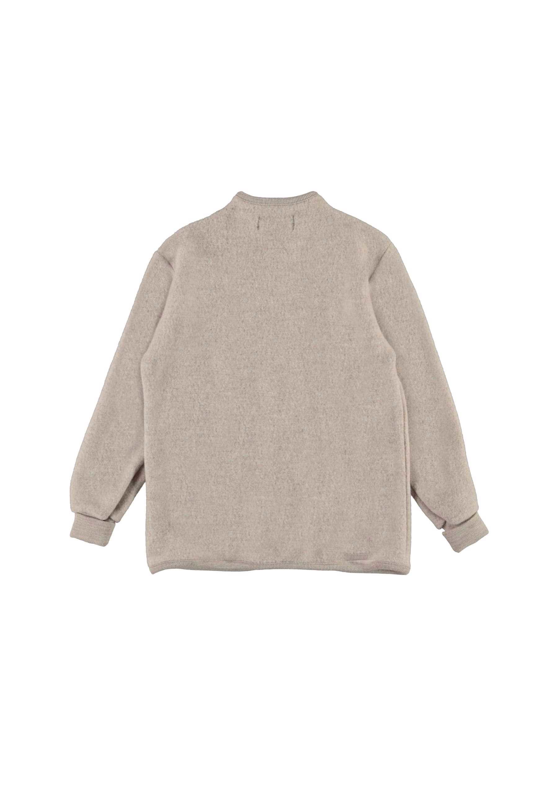 Umbat - Moon Sand - Beige jacket in wool with zip closure - Molo