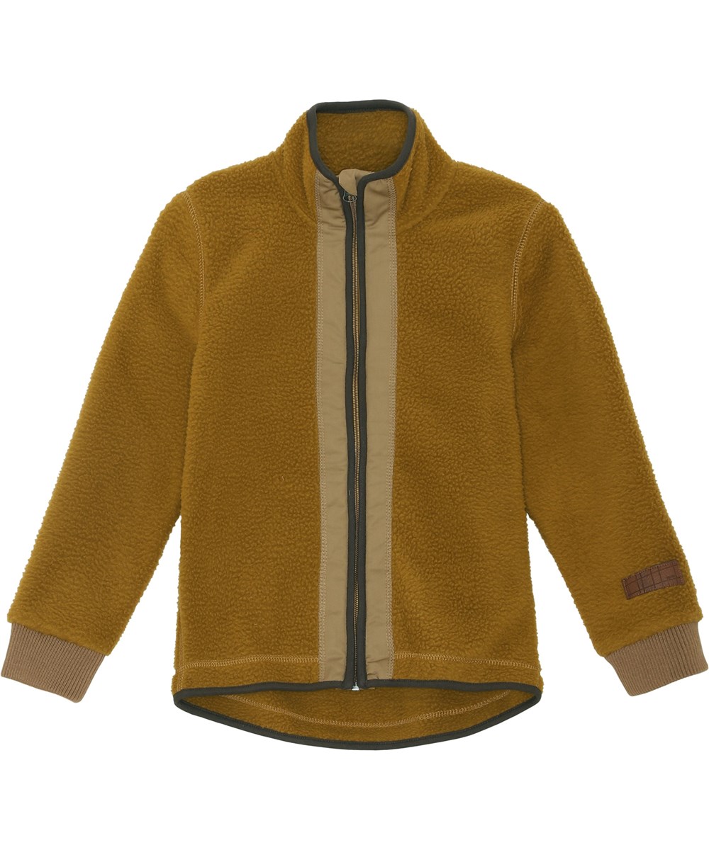 Urban - Earthy - Recycled brown fleece jacket 