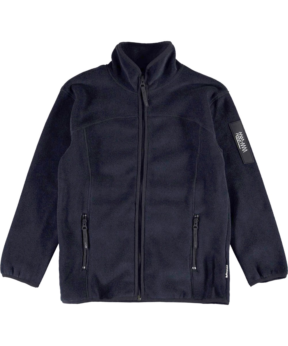 Urbano - Dark Navy - Dark blue fleece jacket