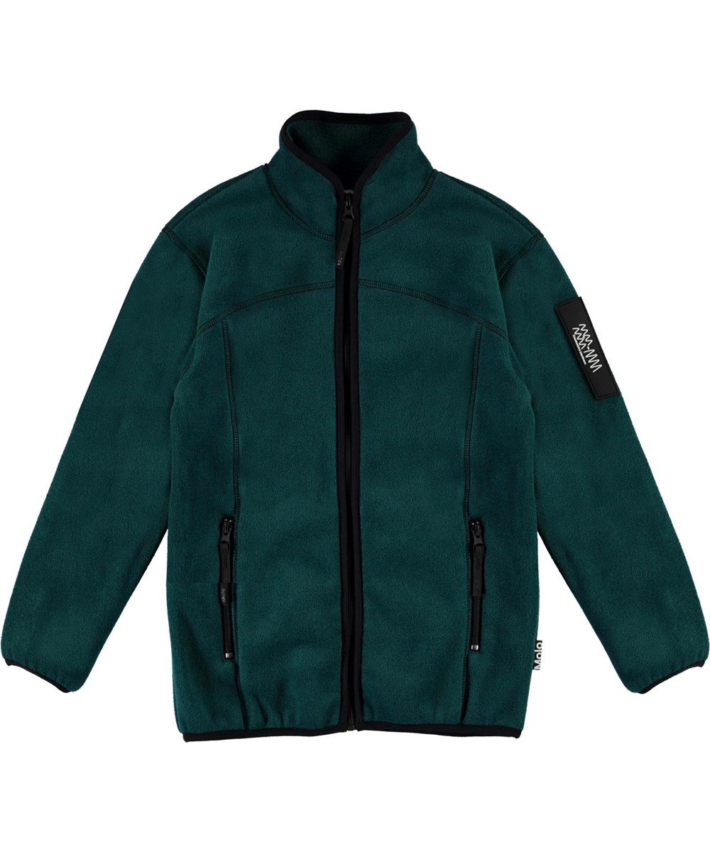 Urbano - Night Forest - Dark green fleece jacket