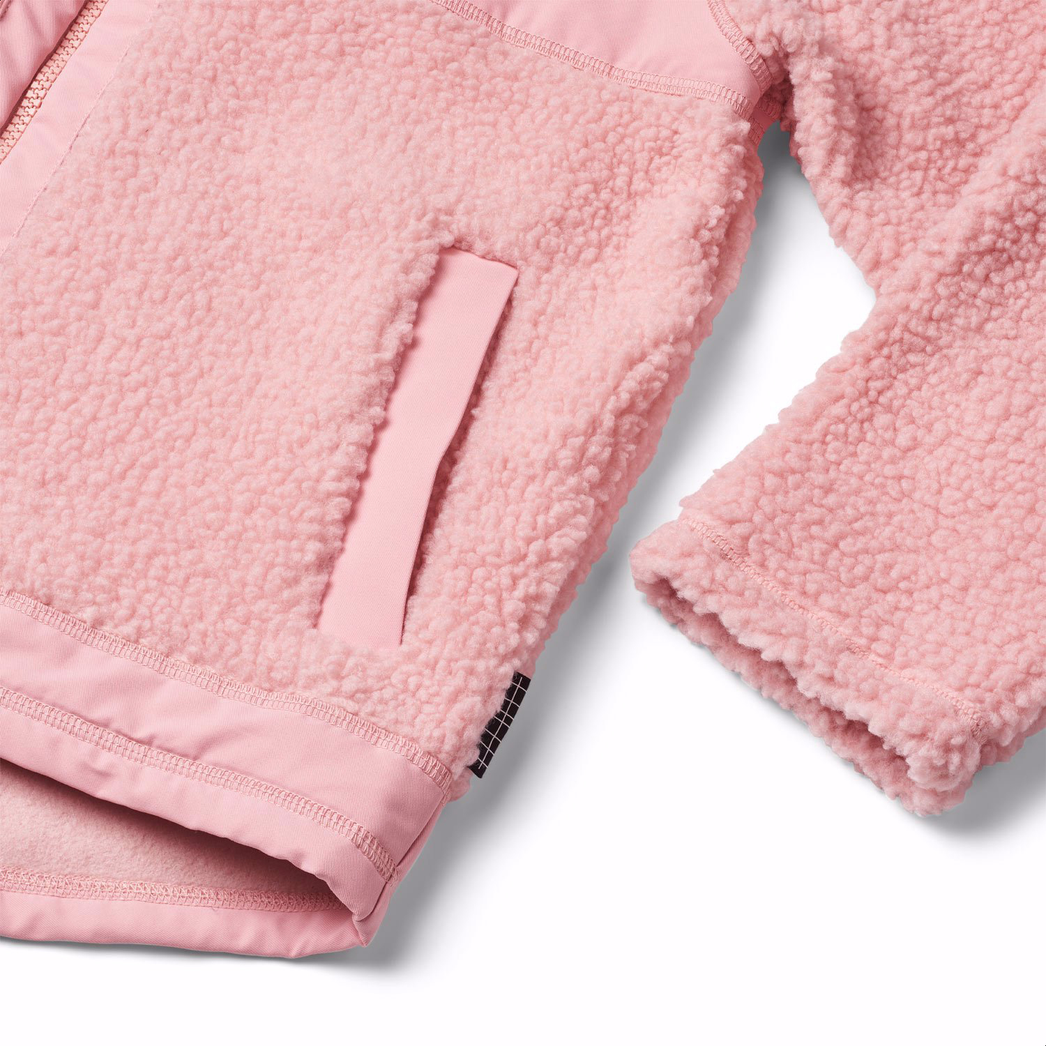 Usher - Rosequartz - Pink fleece jacket for children in