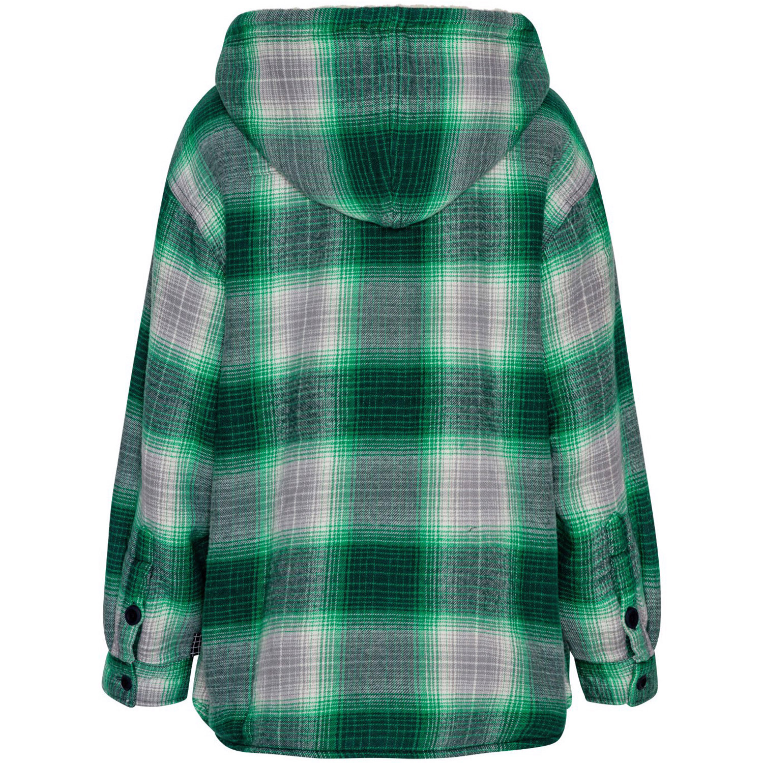 Hamelo - Fresh Check - Checked overshirt in green and grey shades 
