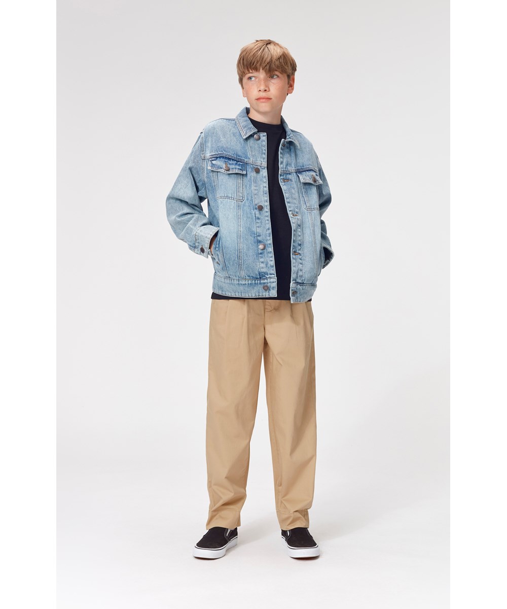 Heni - Hv_Washed Denim - Light blue denim jacket