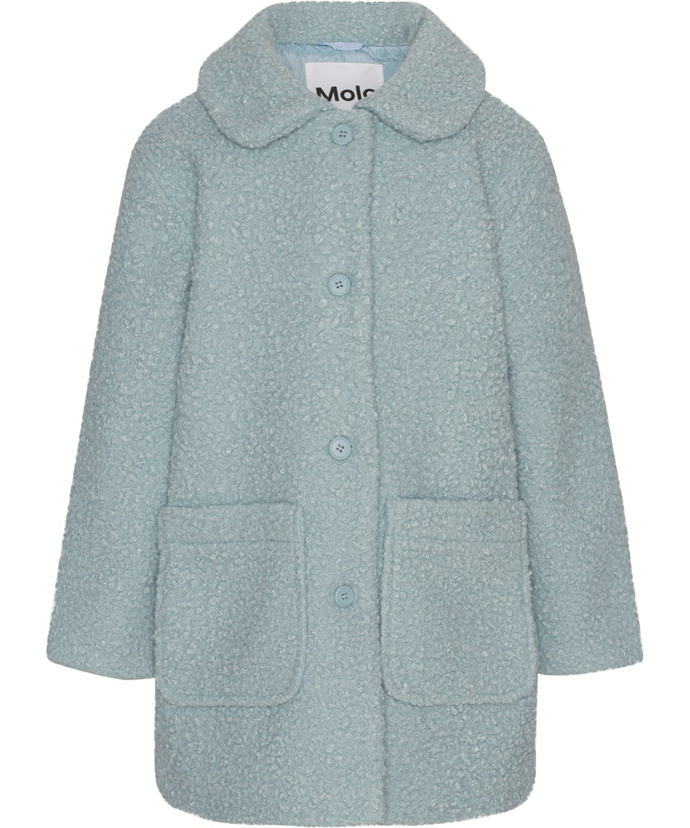 Hope - Calm - Light blue coat with large patch pockets 