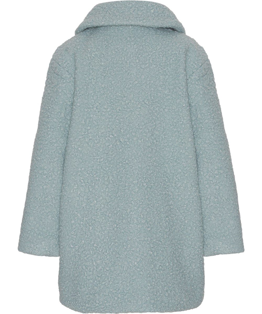 Hope - Calm - Light blue coat with large patch pockets 