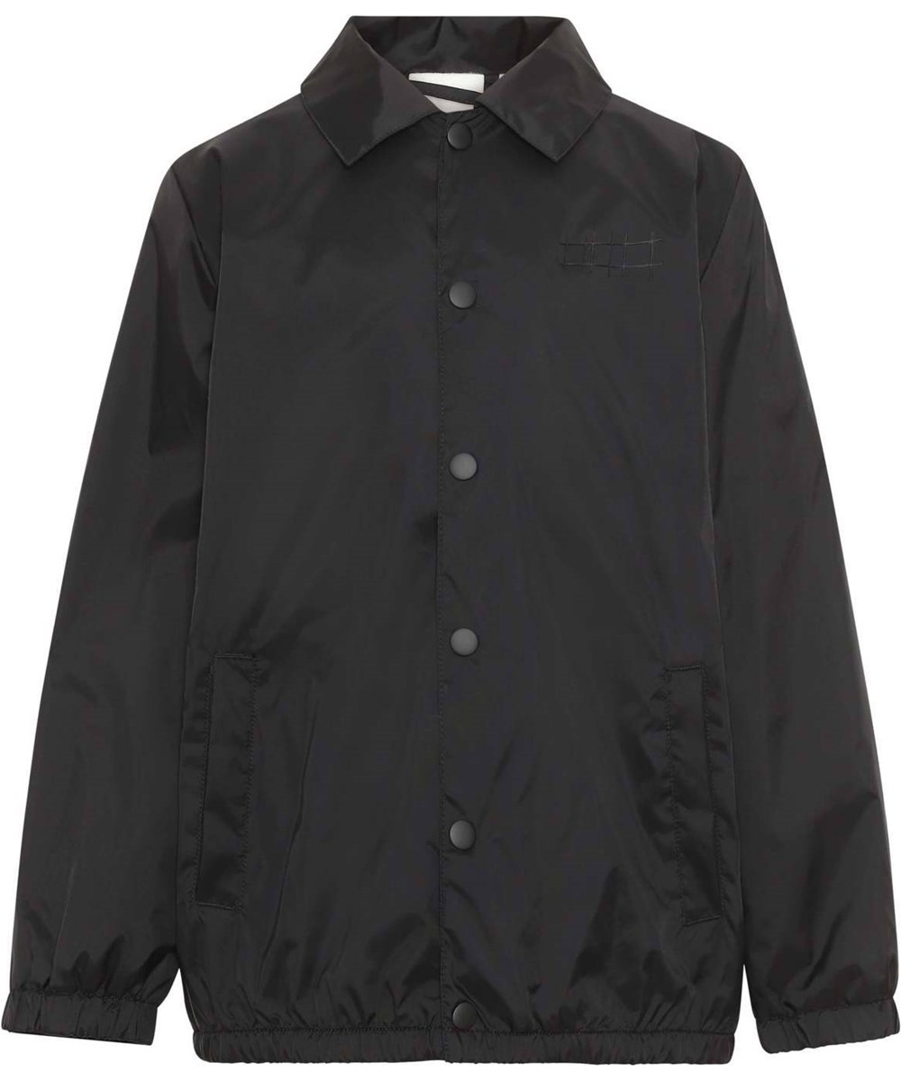 Hoskin - Black - Black jacket in 100% recycled nylon