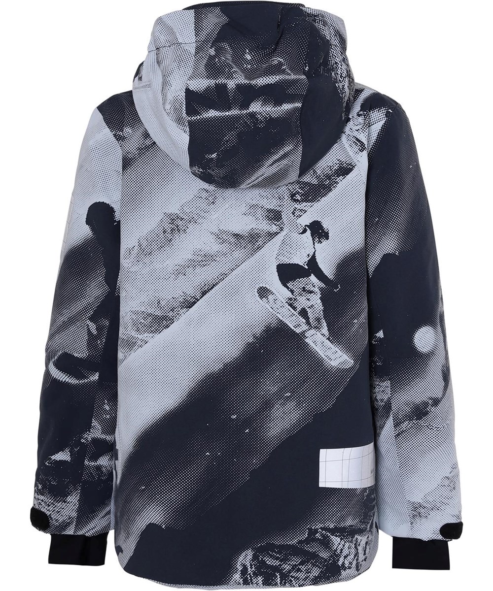 Alpine - 2 Tones - Waterproof ski jacket in snowboarder print