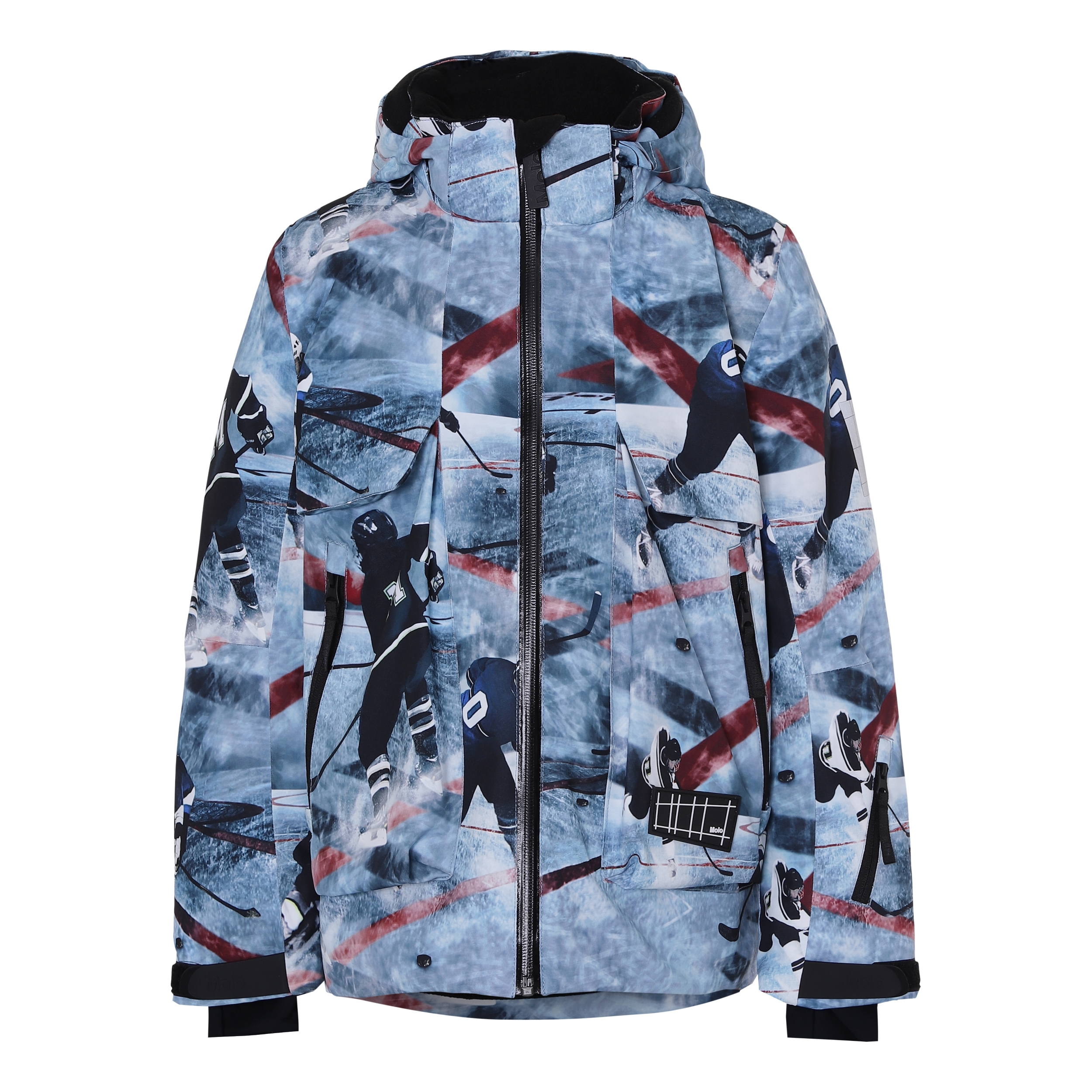 Alpine - Ice Hockey - Waterproof ski jacket ice hockey print - Molo
