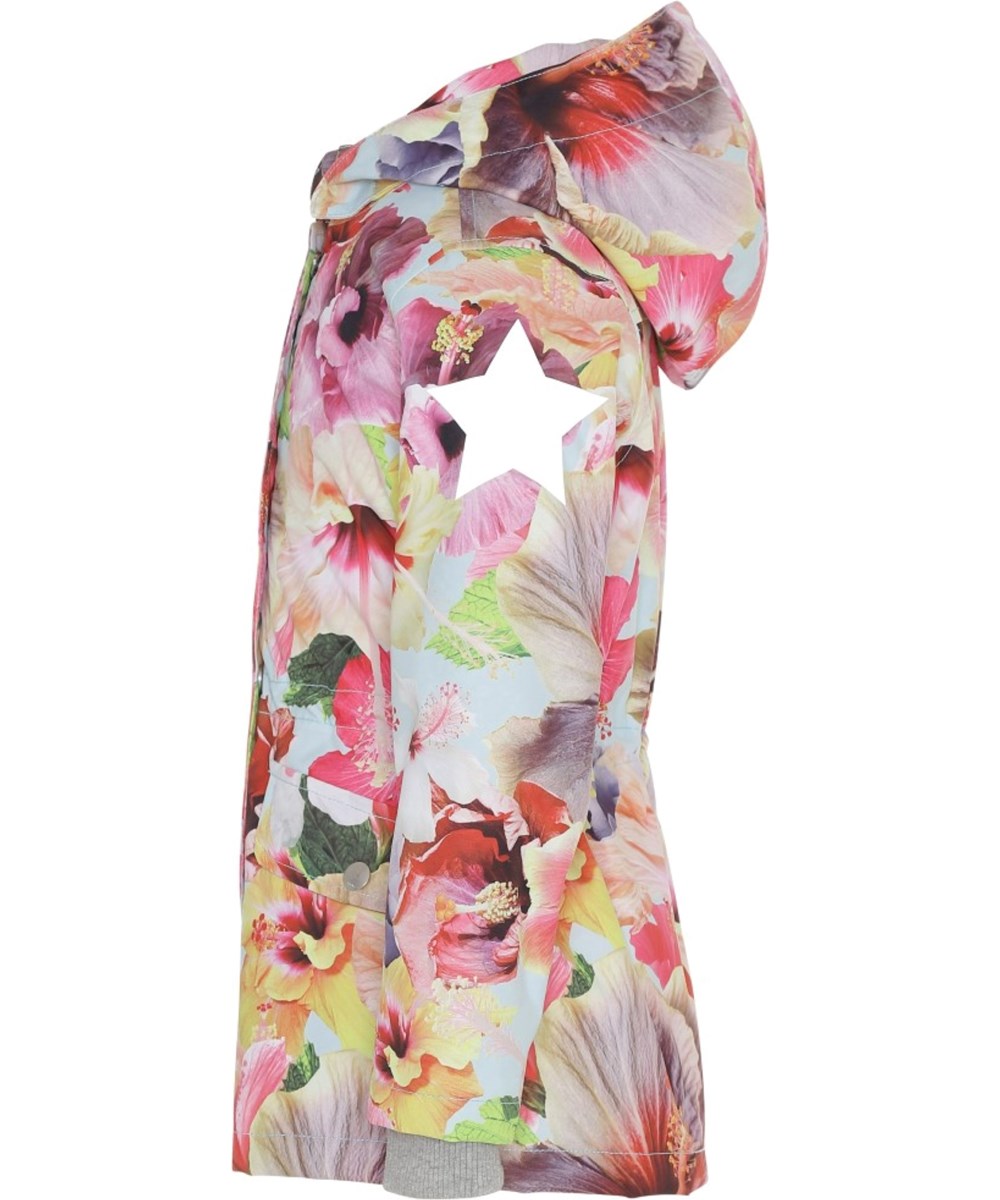 Carole - Hibiscus Dream - Waterproof floral jacket