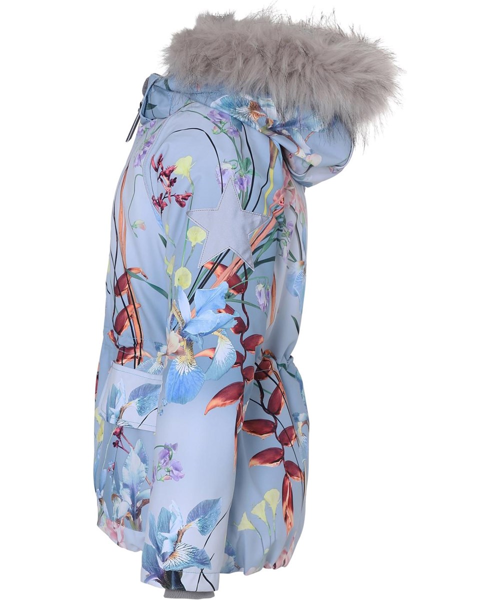 Cathy Fur - Ikebana - Waterproof floral winter jacket