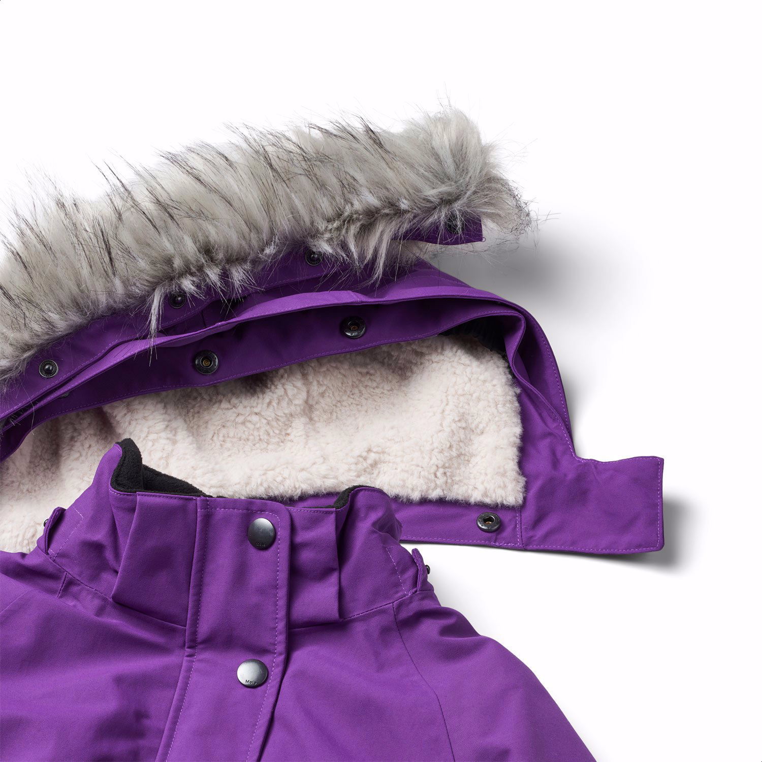 Cathy Fur - Warm Purple - Purple wind- and waterproof winter