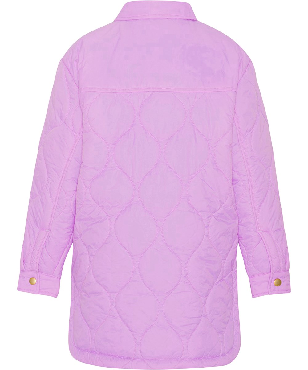 Hadlee - Helio - Quilted, water repellent, children's coat in purple