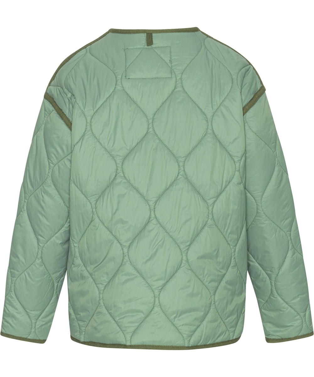 Hailee - Meadow - Recycled green quilted jacket