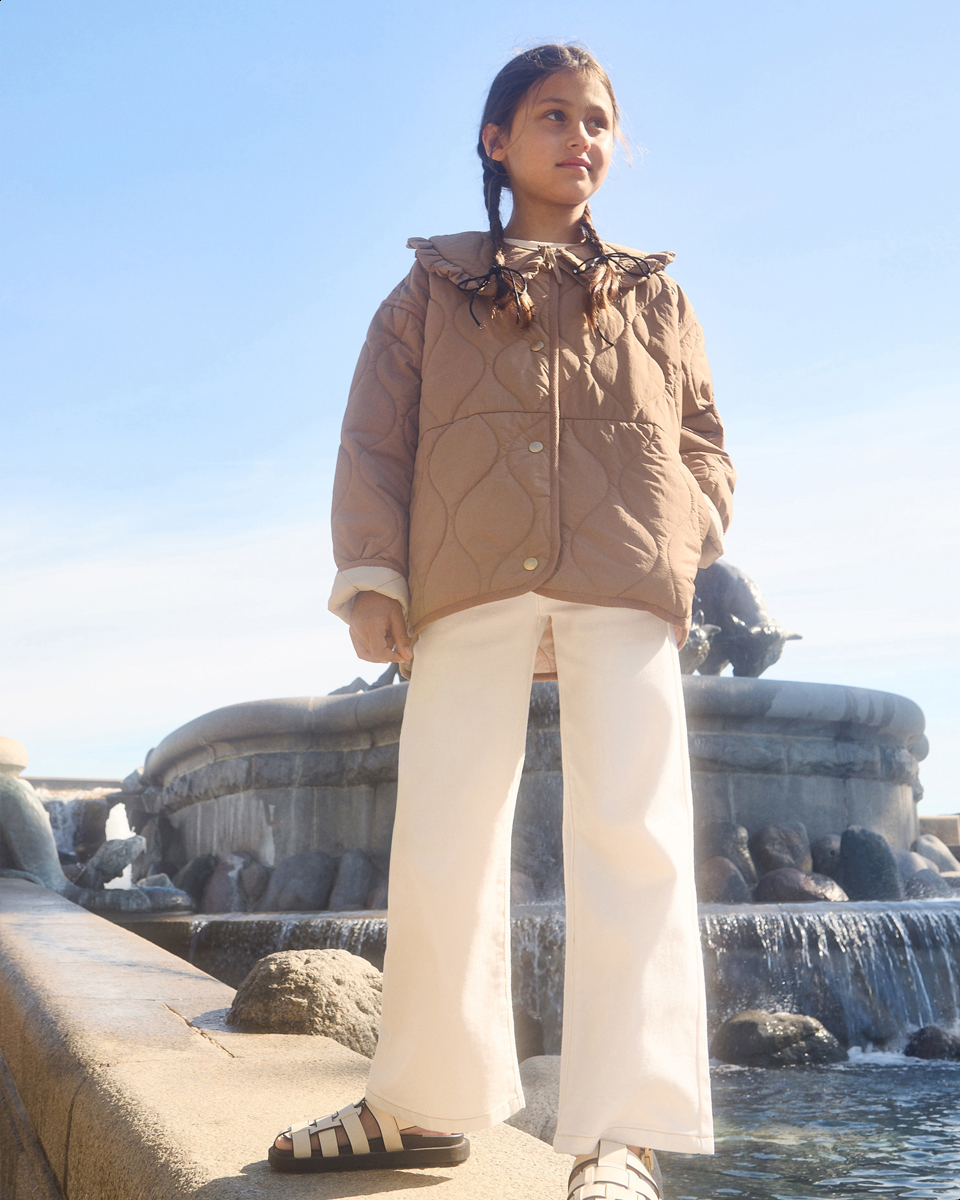 コート Mm Studio Sand Wool Molo Coat Hailey - Sandalwood - Brown water-resistant thermal jacket