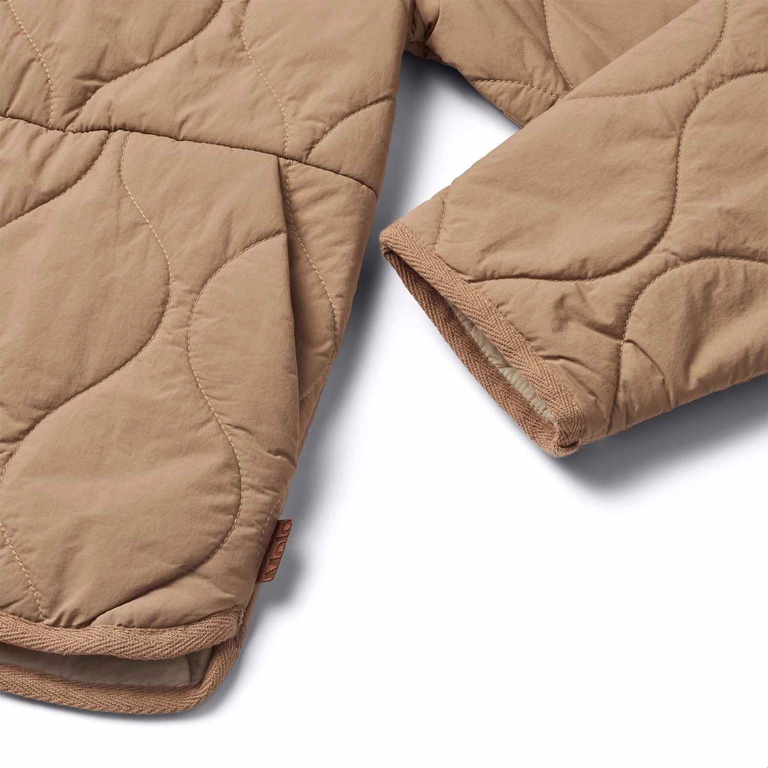 Hailey - Sandalwood - Brown water-resistant thermal jacket