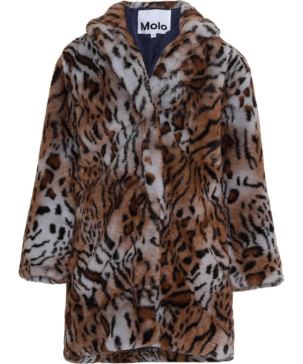 Haili - Wild - Faux fur leopard coat