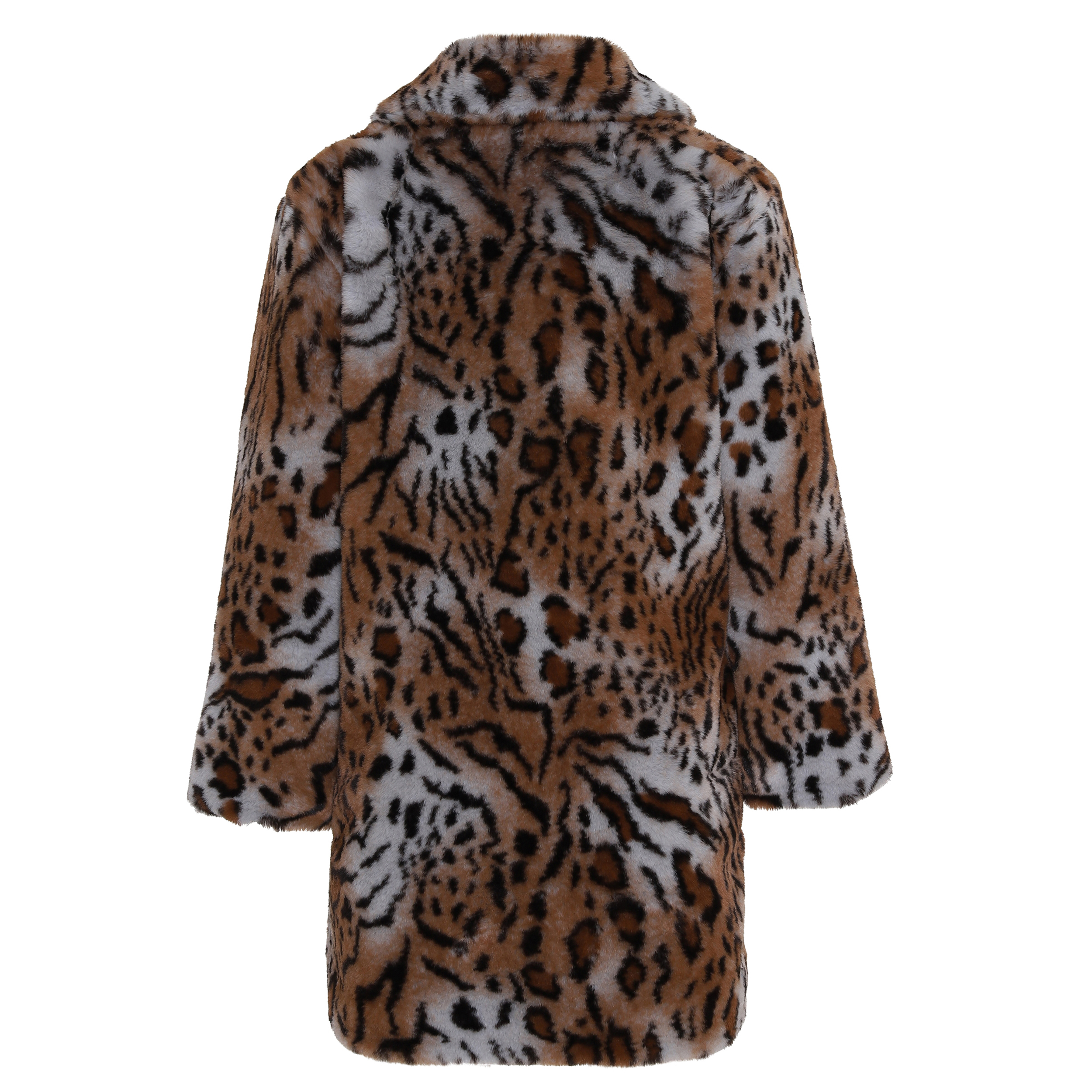 ムートン・ファーコート MOLLIOLLI BELLA LEOPARD HALF COAT LEOPARD MW5WCT05XLP ダルメシアン柄ファーコート フェイクファーコート アニマル柄