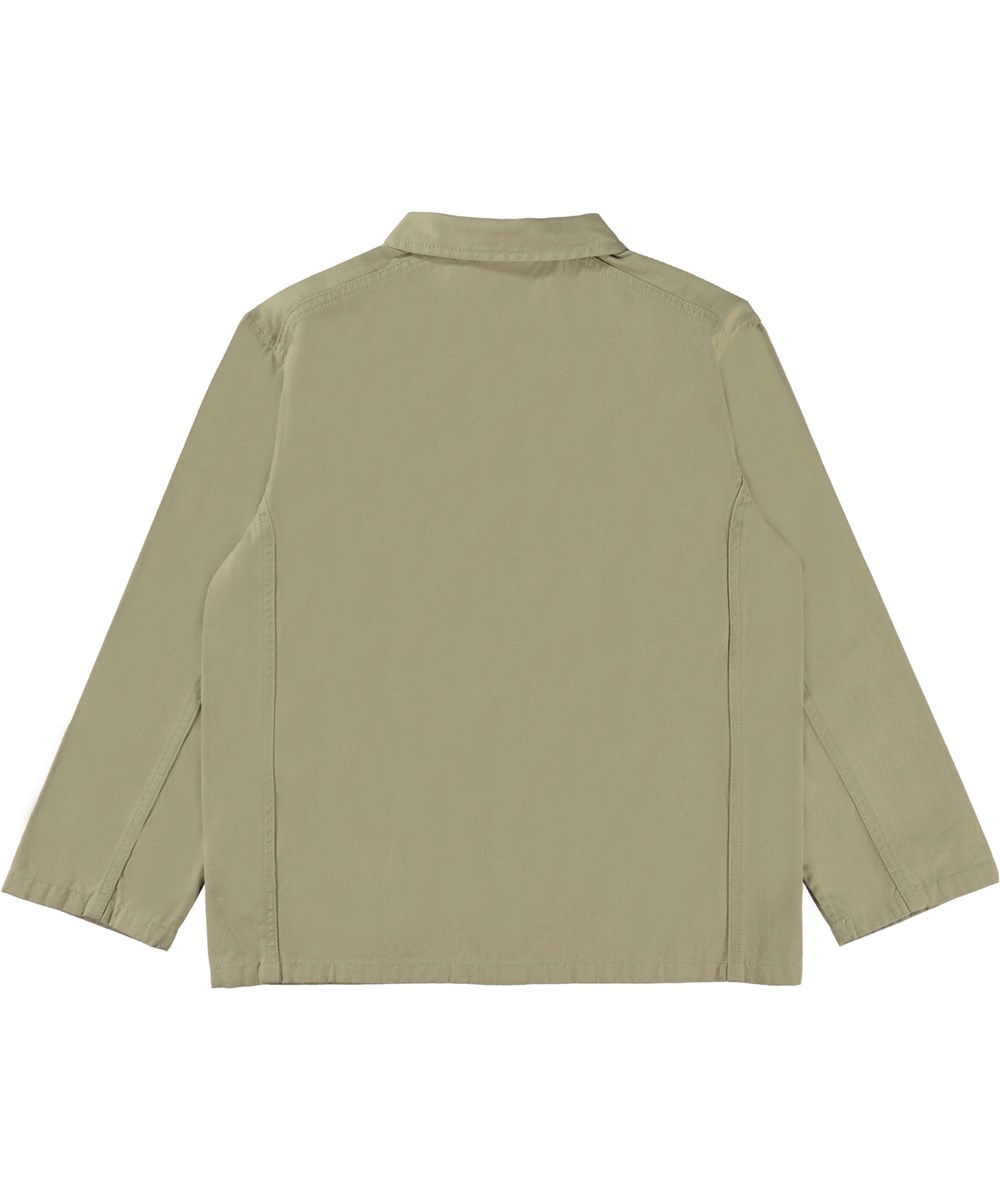 Halley - Rock - Cotton jacket with collar and patch pockets