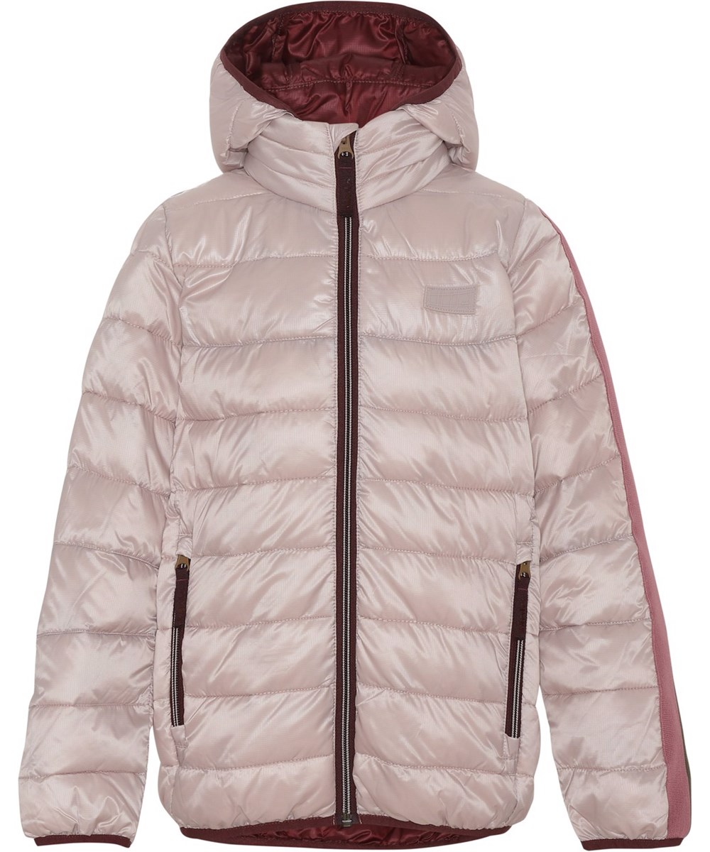 Hao - Powder Rose - Rose recycled down jacket with pearl padding