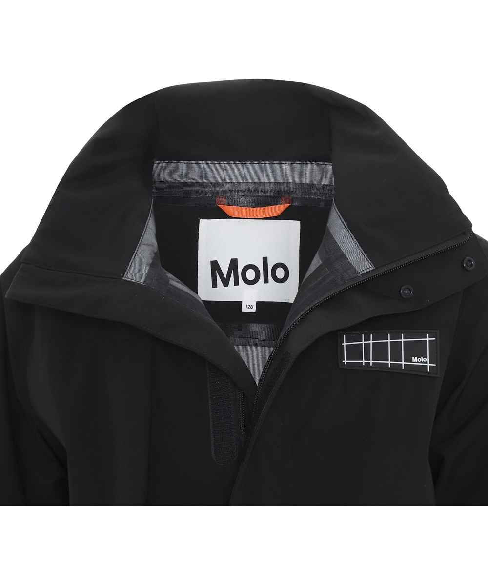 Harden - Black - Black shell jacket hardshell