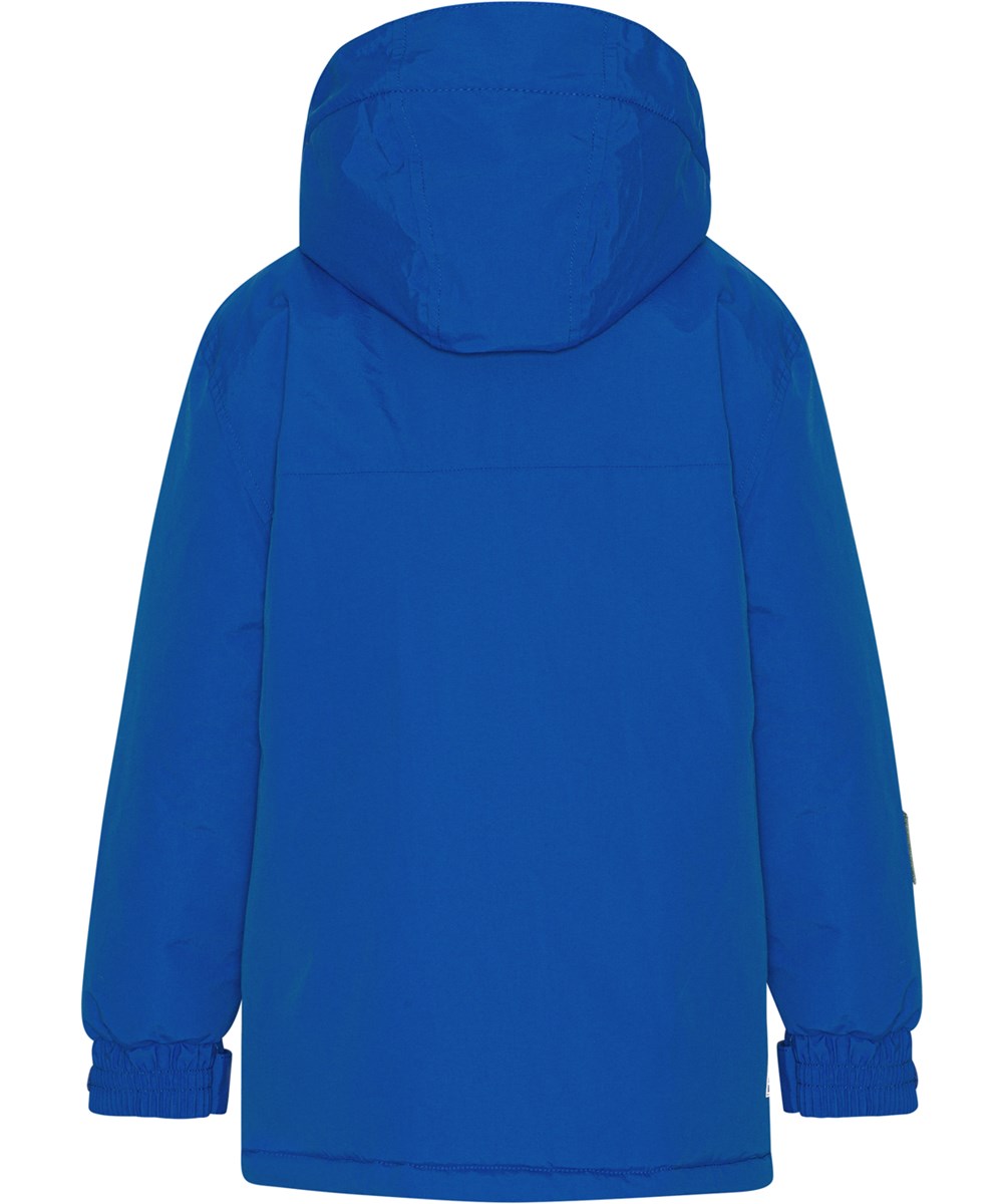 Harding - Space Blue - Blue winter jacket with Nasa patches and large pockets