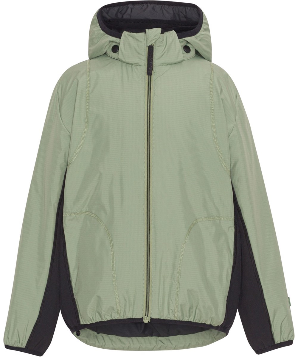 Haris - Meadow - Packable recycled green jacket 