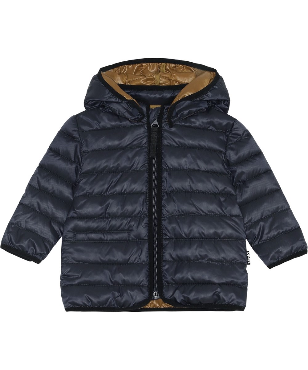 Harmony - Galaxy Blue - Blue recycled baby down jacket