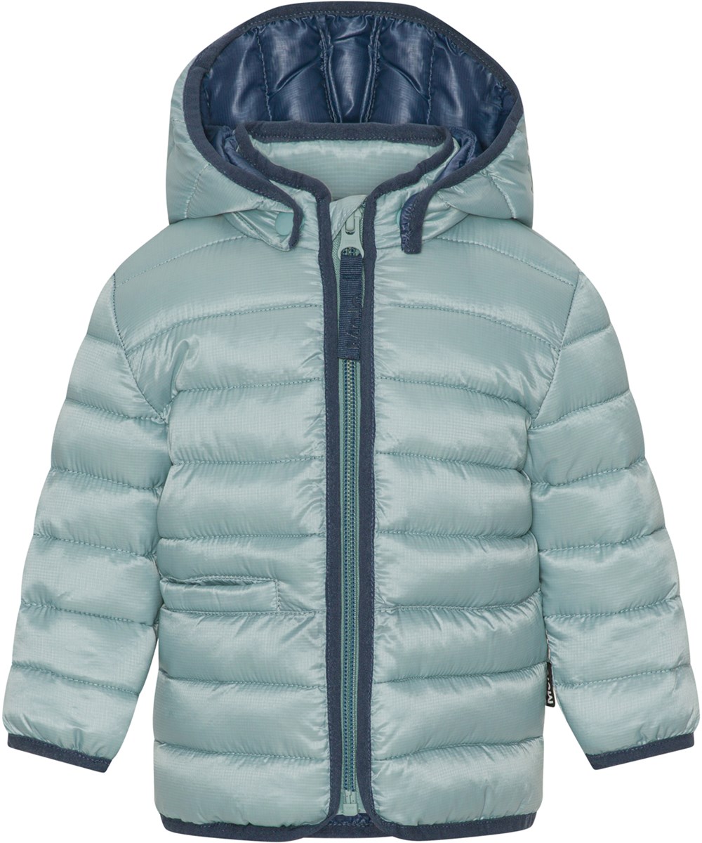 Harmony - Misty Blue - Light blue baby down jacket