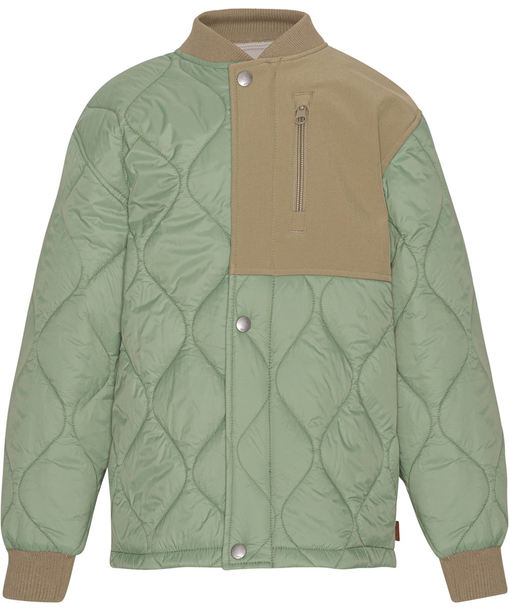 Harold - Meadow - Recycled, green quilted jacket 