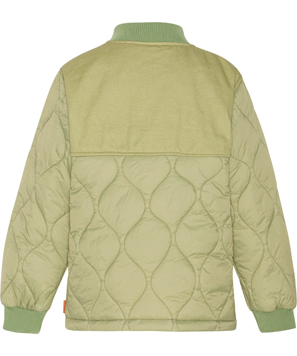 Harold - Sage - Water repellent, children's jacket in light green