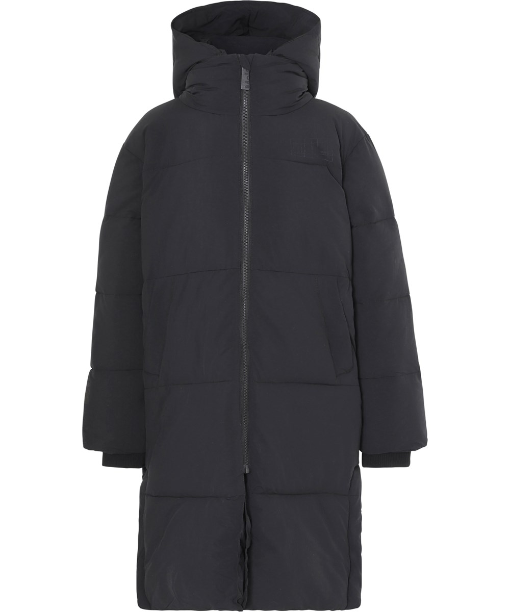 Harper - Black - Recycled black down coat