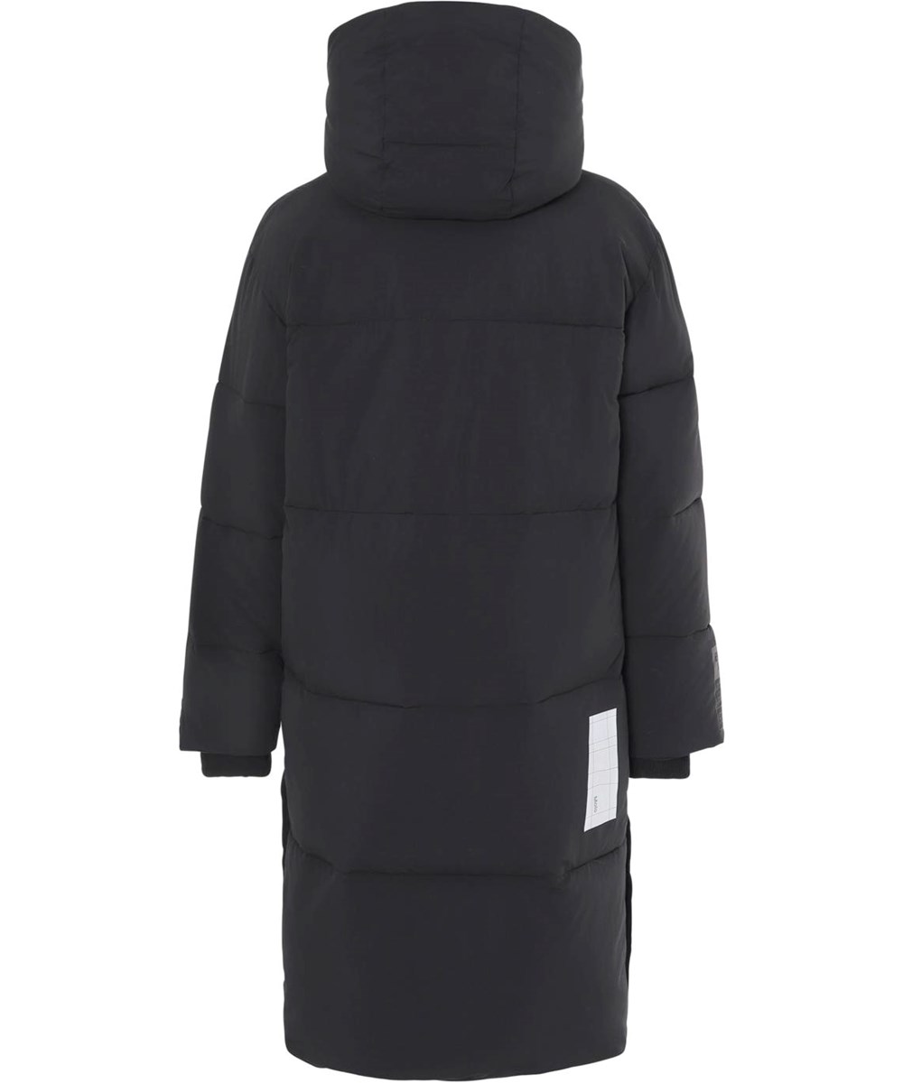 Harper - Black - Recycled black down coat
