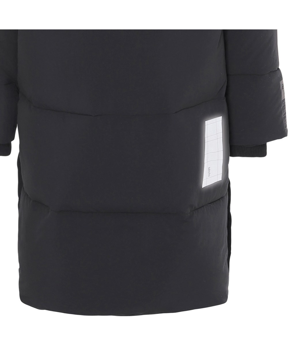 Harper - Black - Recycled black down coat