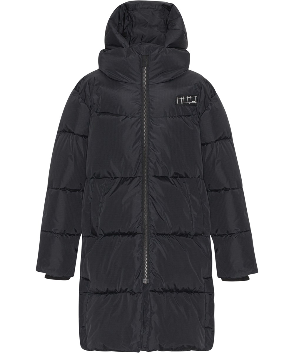 Harper - Black - Recycled black down coat
