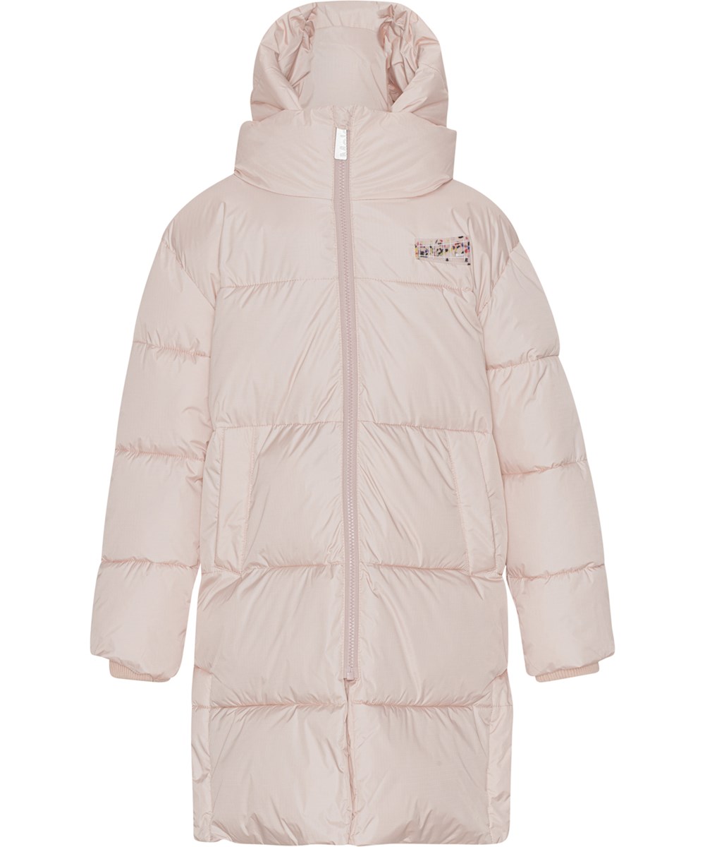 Harper - Petal Blush - Recycled rose coloured down coat