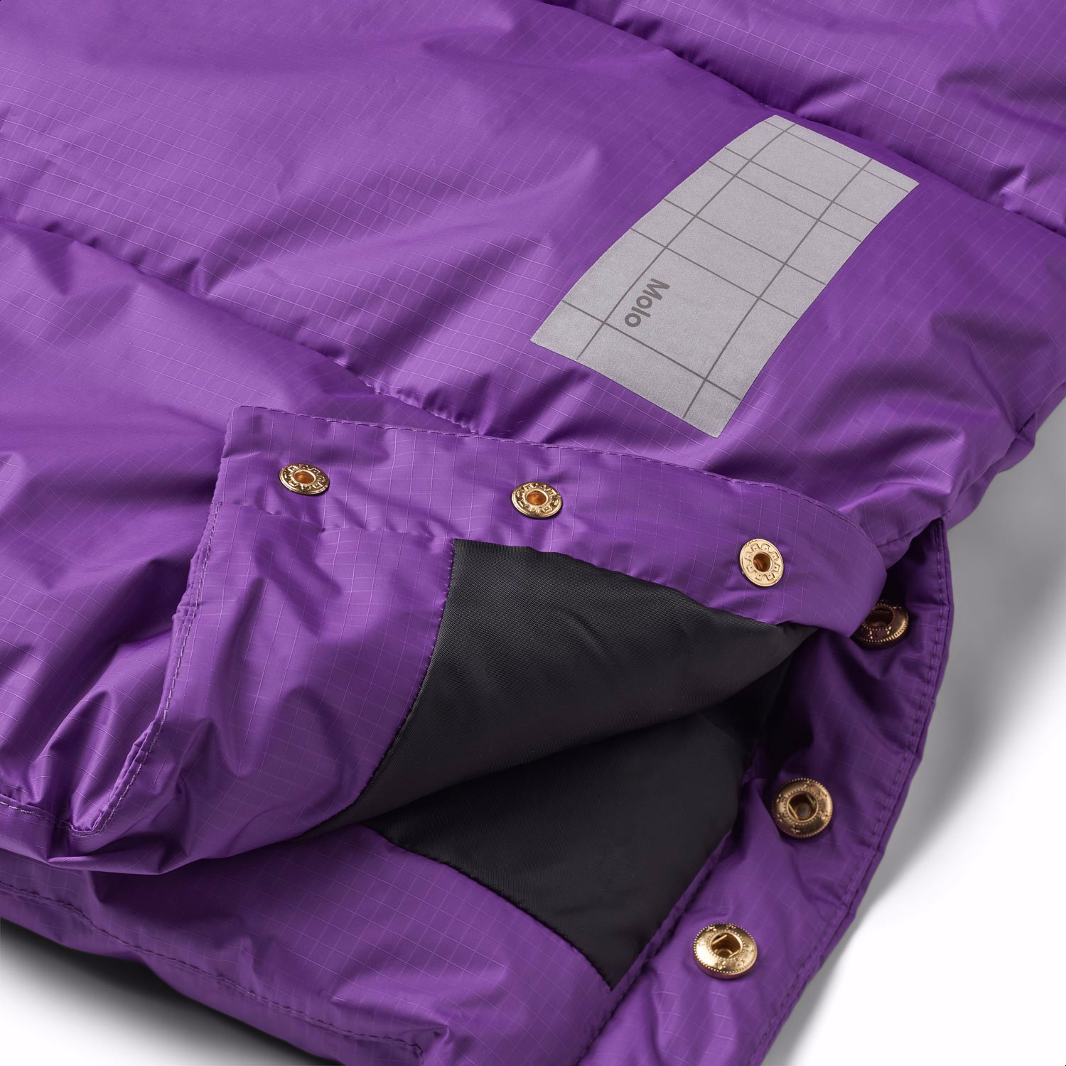 Harper - Warm Purple - Purple puffer jacket for children in