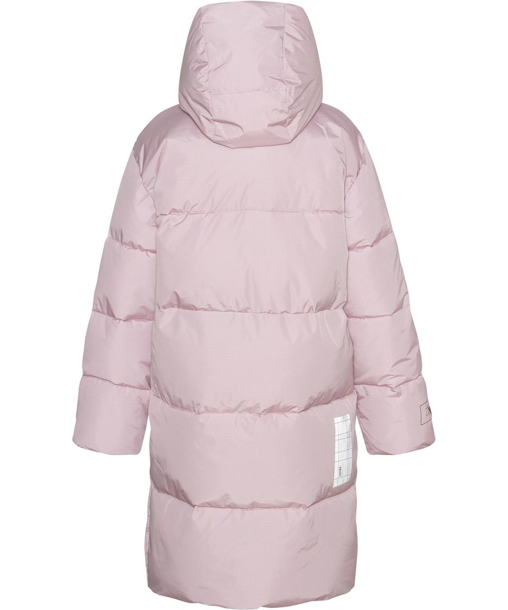 Harper - Blue Pink - Warm, pink recycled warm coat