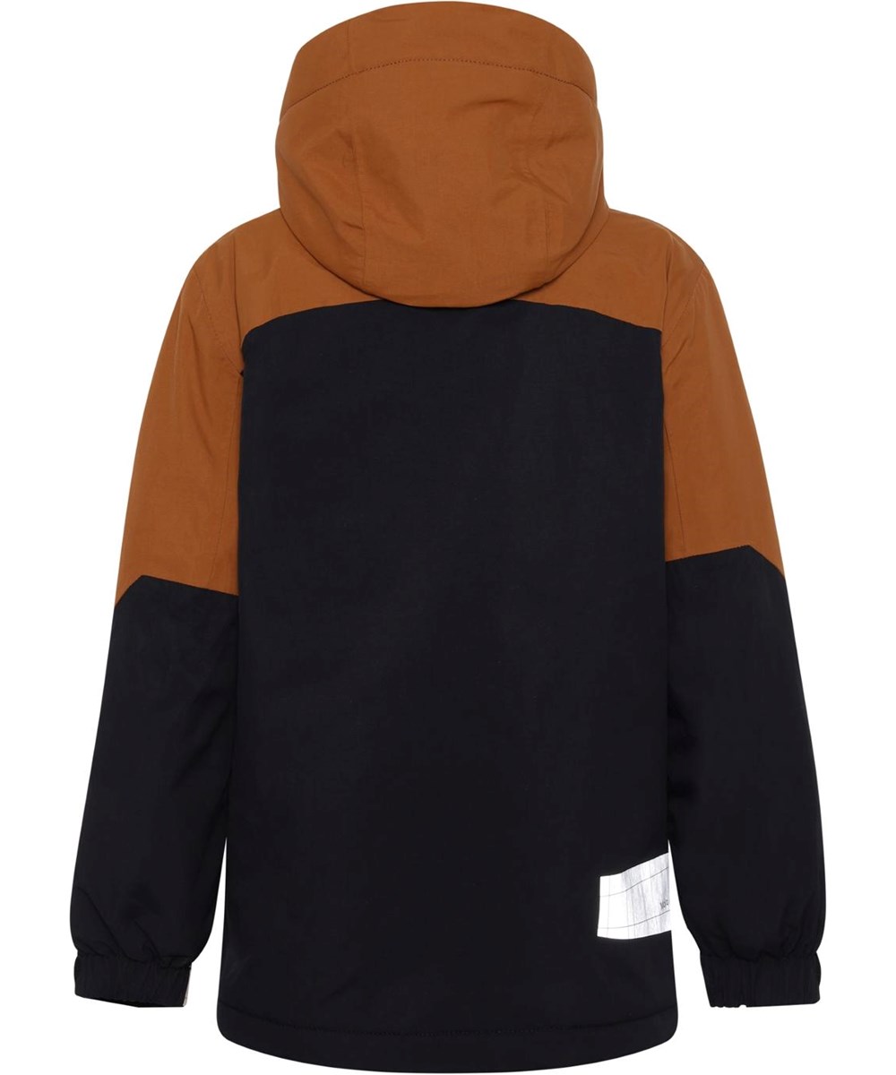 Harrison - Iron - Recycled brown, black and beige jacket 