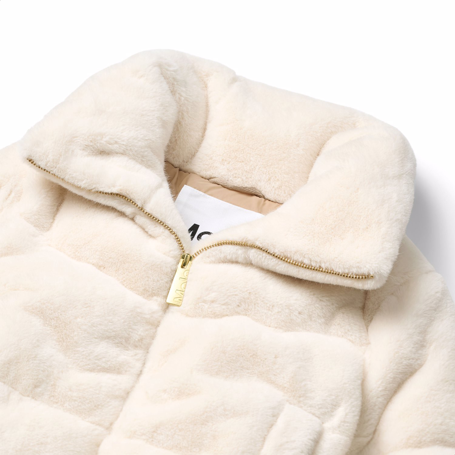 Havi 2 - Vanilla - Off-white jacket for children in soft